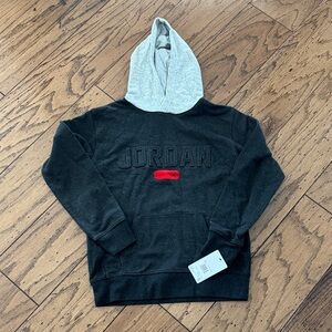 Jordan Black and Grey Hoodie
